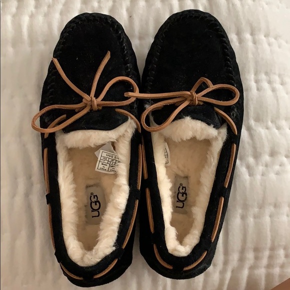 black ugg moccasins